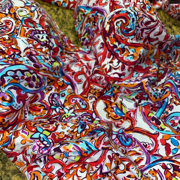 Ralph Lauren Mystic Paisley Halter swim Tankini - Picture 3 of 11